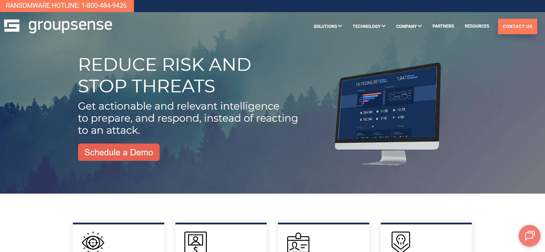 GroupSense Website Screenshot