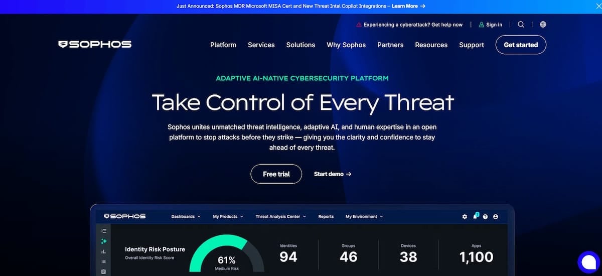 Secureworks Website Screenshot