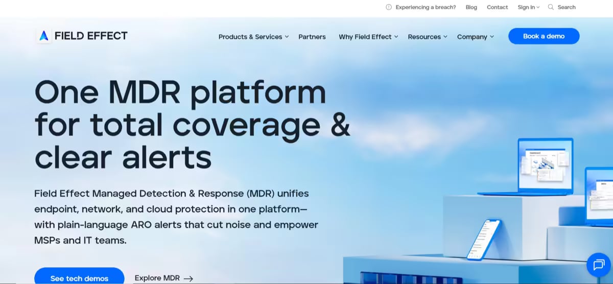Field Effect Website Screenshot