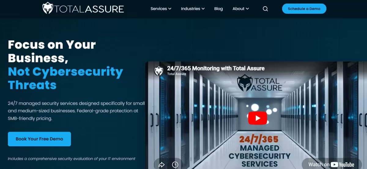 Total Assure Website Screenshot