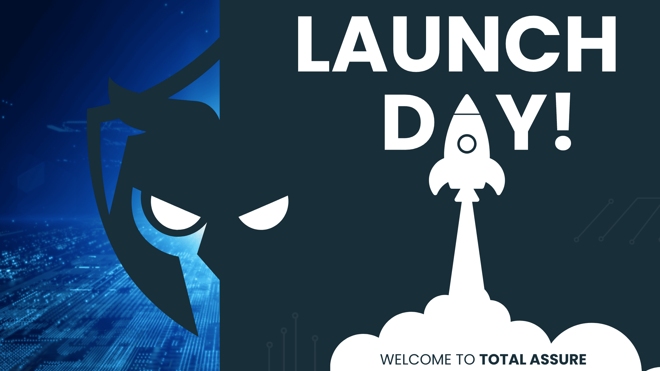 launch day image of rocket
